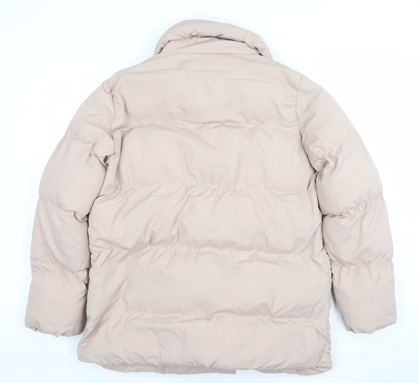 Womens UK Size 8 Threadbare Beige Puffer Jacket
