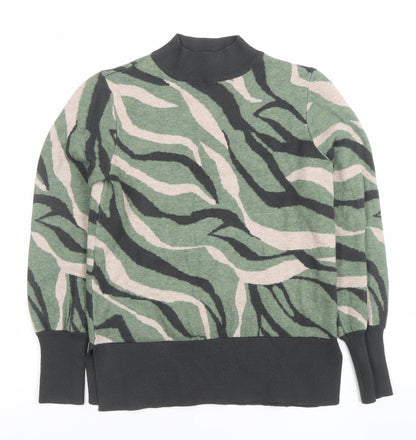 Womens UK Size S Marks and Spencer Green Pullover Jumper