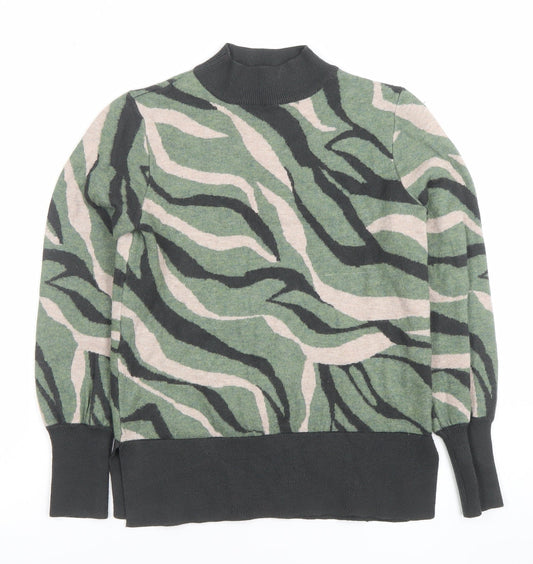 Womens UK Size S Marks and Spencer Green Pullover Jumper
