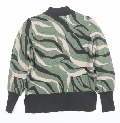 Womens UK Size S Marks and Spencer Green Pullover Jumper