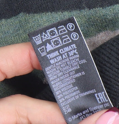 Womens UK Size S Marks and Spencer Green Pullover Jumper