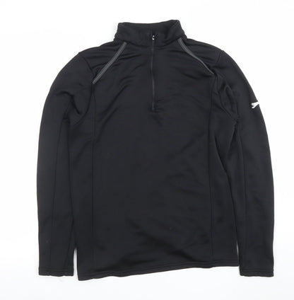 Mens UK Size M Slazenger Black Pullover Sweatshirt