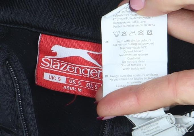 Mens UK Size M Slazenger Black Pullover Sweatshirt