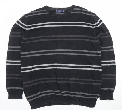 Womens UK Size L Maine New England Black Pullover Jumper