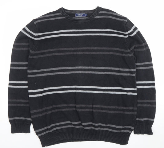 Womens UK Size L Maine New England Black Pullover Jumper