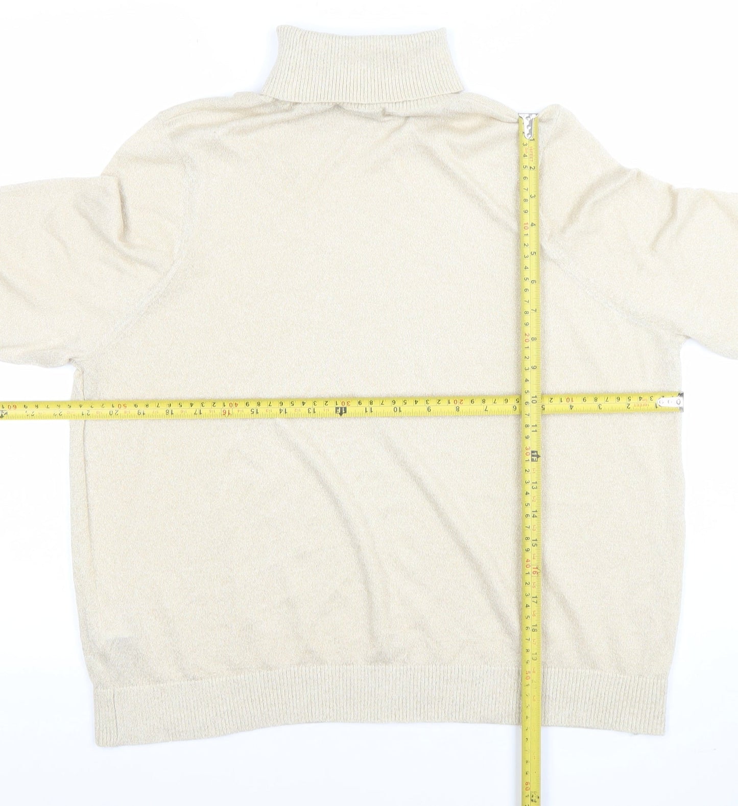 Womens UK Size L Marks and Spencer Beige Basic Blouse