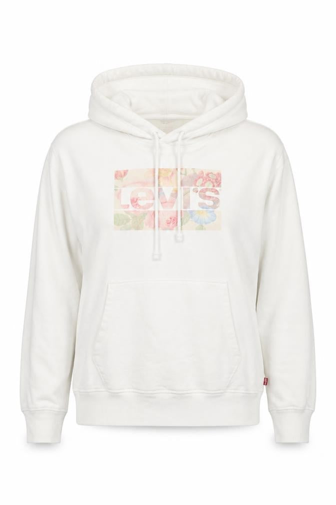 Womens UK Size S Levi’s White Pullover Hoodie