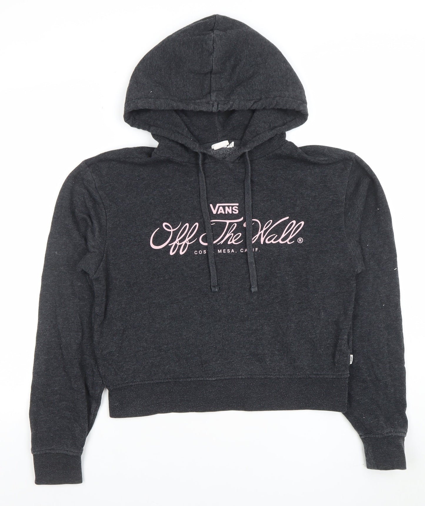 Womens UK Size XS VANS Black Pullover Hoodie