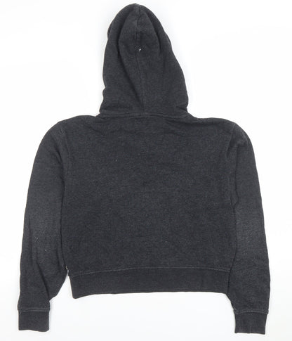 Womens UK Size XS VANS Black Pullover Hoodie
