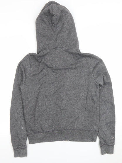 Womens UK Size 12 SoulCal & Co Grey Full Zip Hoodie