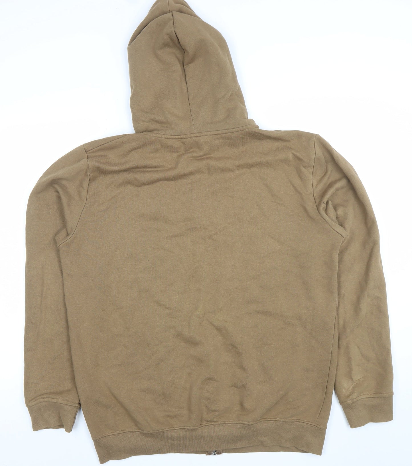 Mens UK Size XL Clean Cut Copenhagen Brown Full Zip Hoodie