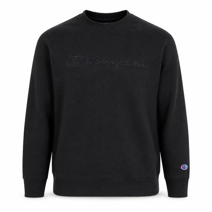 Mens UK Size L Champion Black Pullover Sweatshirt