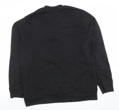 Mens UK Size L Champion Black Pullover Sweatshirt