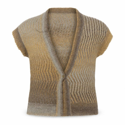 Womens UK Size XL Mexx Brown Cardigan Jumper