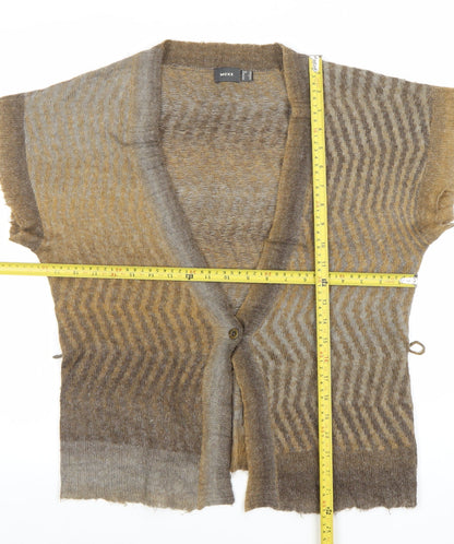 Womens UK Size XL Mexx Brown Cardigan Jumper