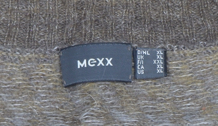 Womens UK Size XL Mexx Brown Cardigan Jumper