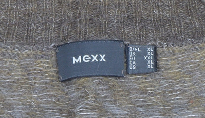 Womens UK Size XL Mexx Brown Cardigan Jumper