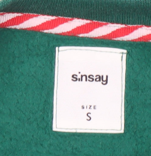 Womens UK Size S Sinsay Green Pullover Jumper