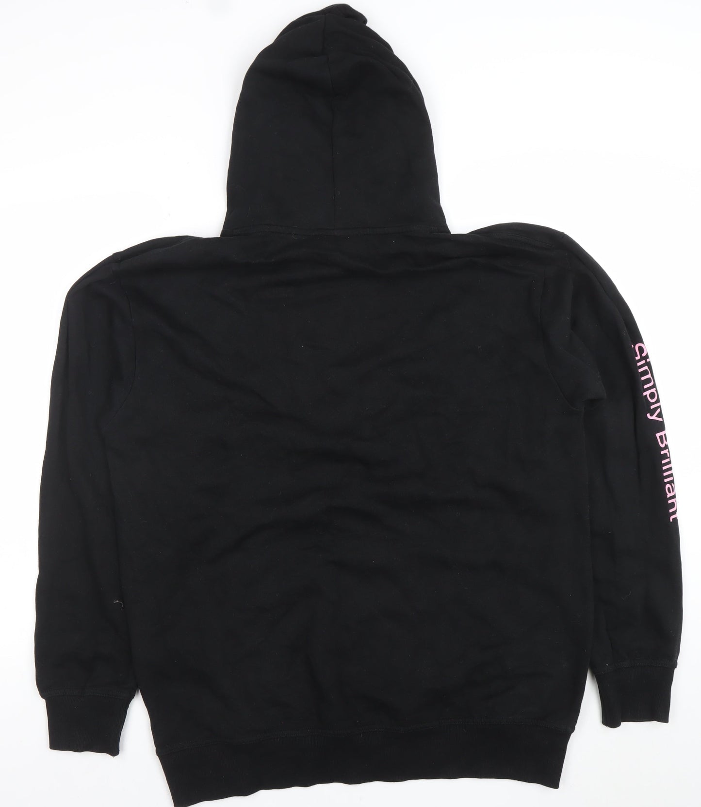 Mens UK Size XL Spreadshirt Black Pullover Hoodie