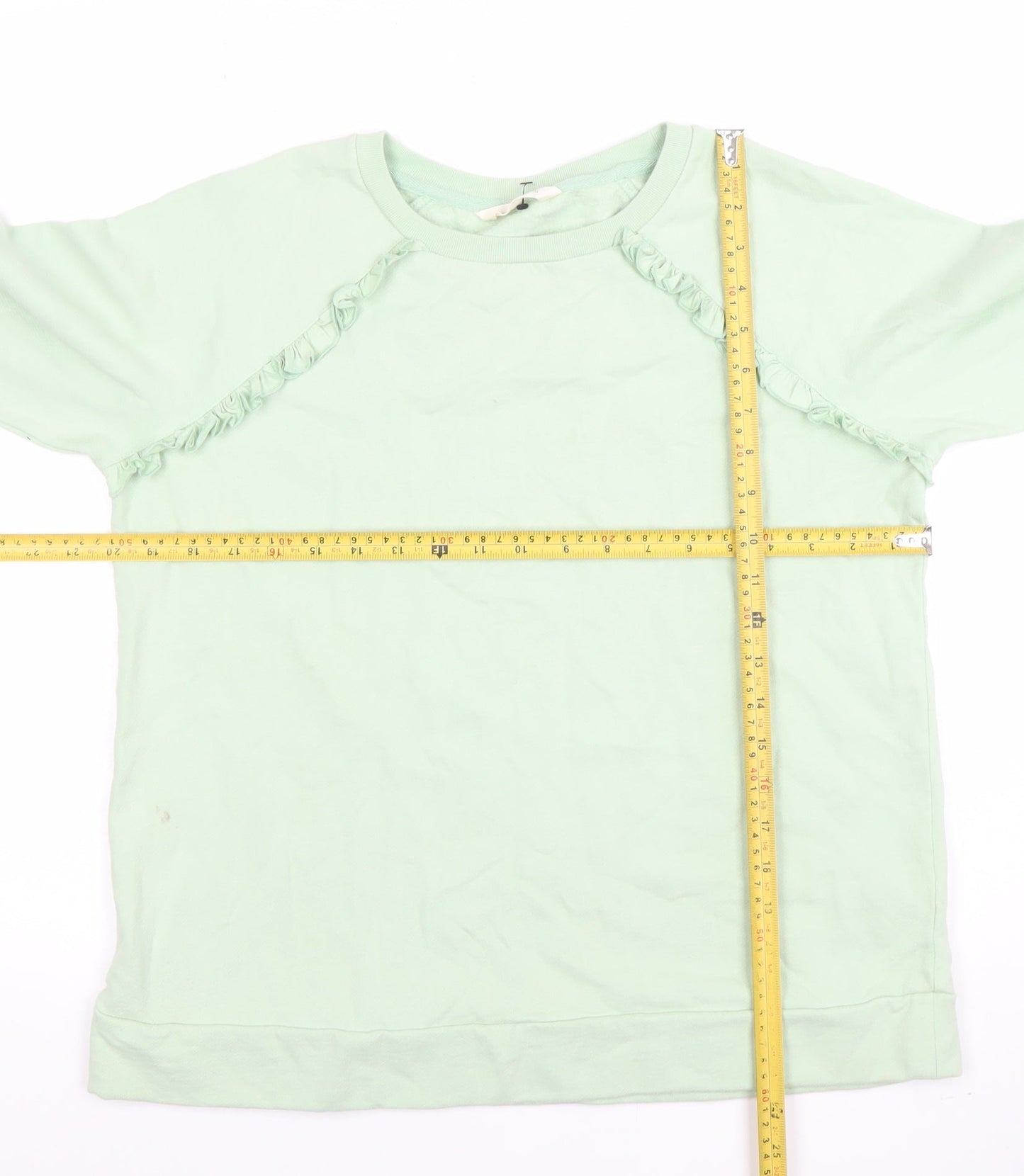Womens UK Size M Woolovers Green Pullover Sweatshirt