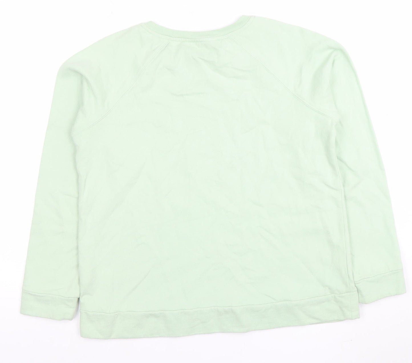 Womens UK Size M Woolovers Green Pullover Sweatshirt