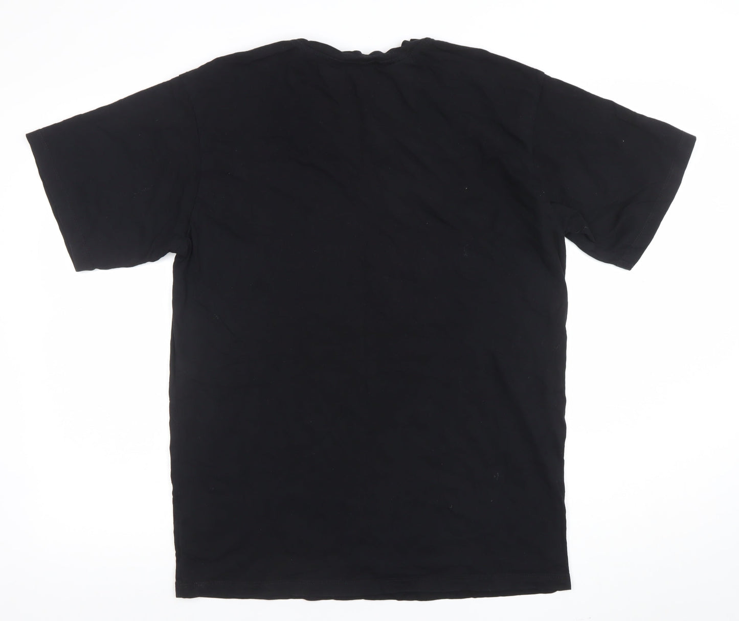 Mens UK Size S Denspored Black  T-Shirt