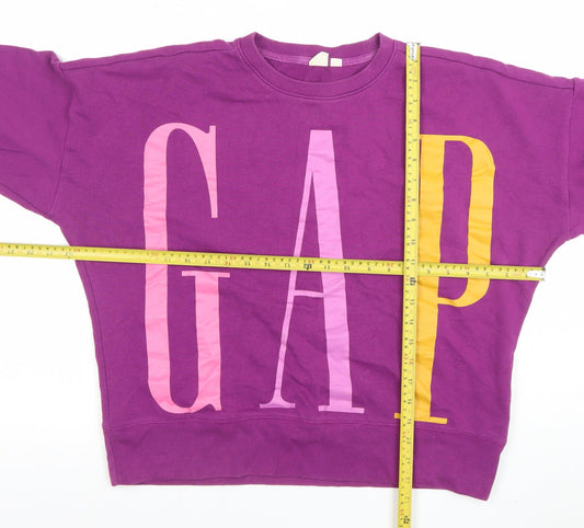 Womens UK Size S Gap Purple Pullover Sweatshirt