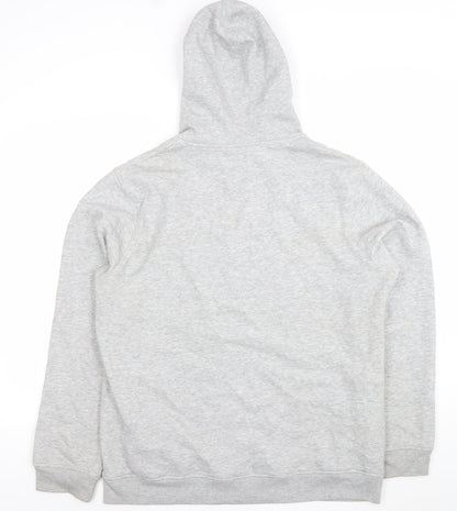 Mens UK Size XL B&C Collection Grey Pullover Hoodie