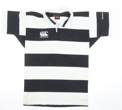 Boys UK Size 14 Years Canterbury Black Jersey Polo
