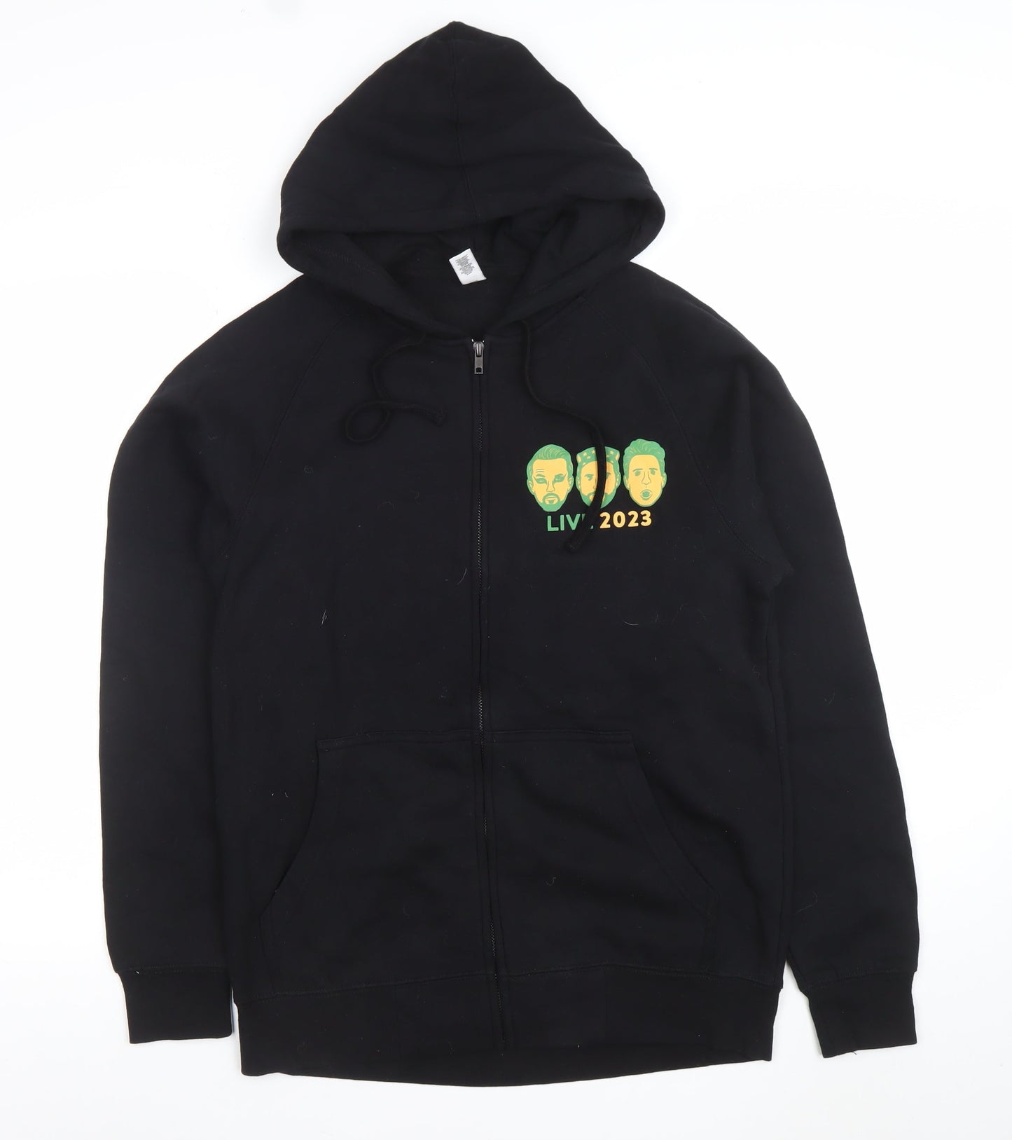 Mens UK Size S AS Colour Black Full Zip Hoodie