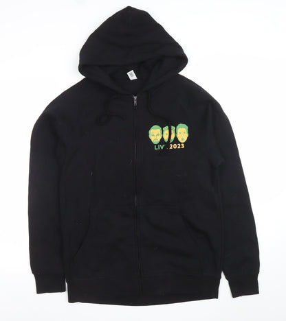 Mens UK Size S AS Colour Black Full Zip Hoodie