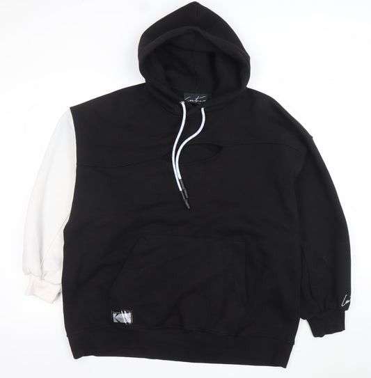 Womens UK Size 10 The Couture Club Black Pullover Hoodie