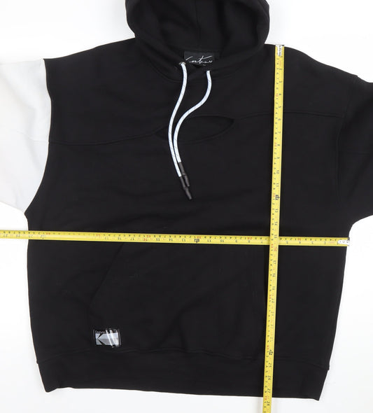 Womens UK Size 10 The Couture Club Black Pullover Hoodie