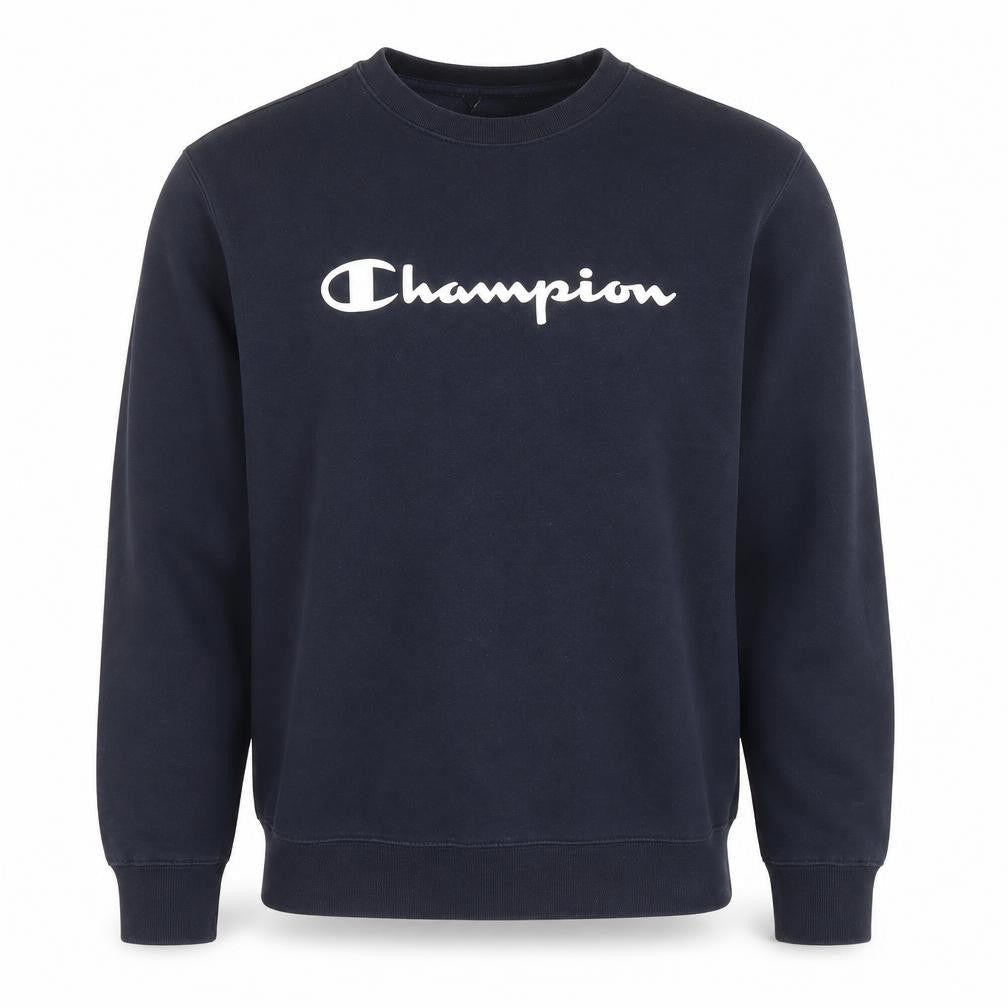Mens UK Size L Champion Blue Pullover Sweatshirt