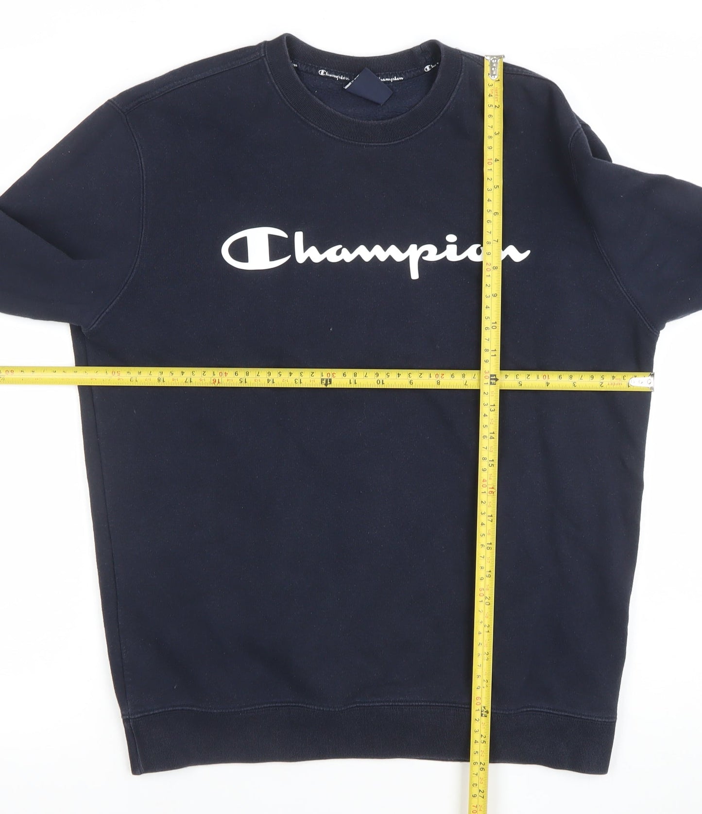 Mens UK Size L Champion Blue Pullover Sweatshirt