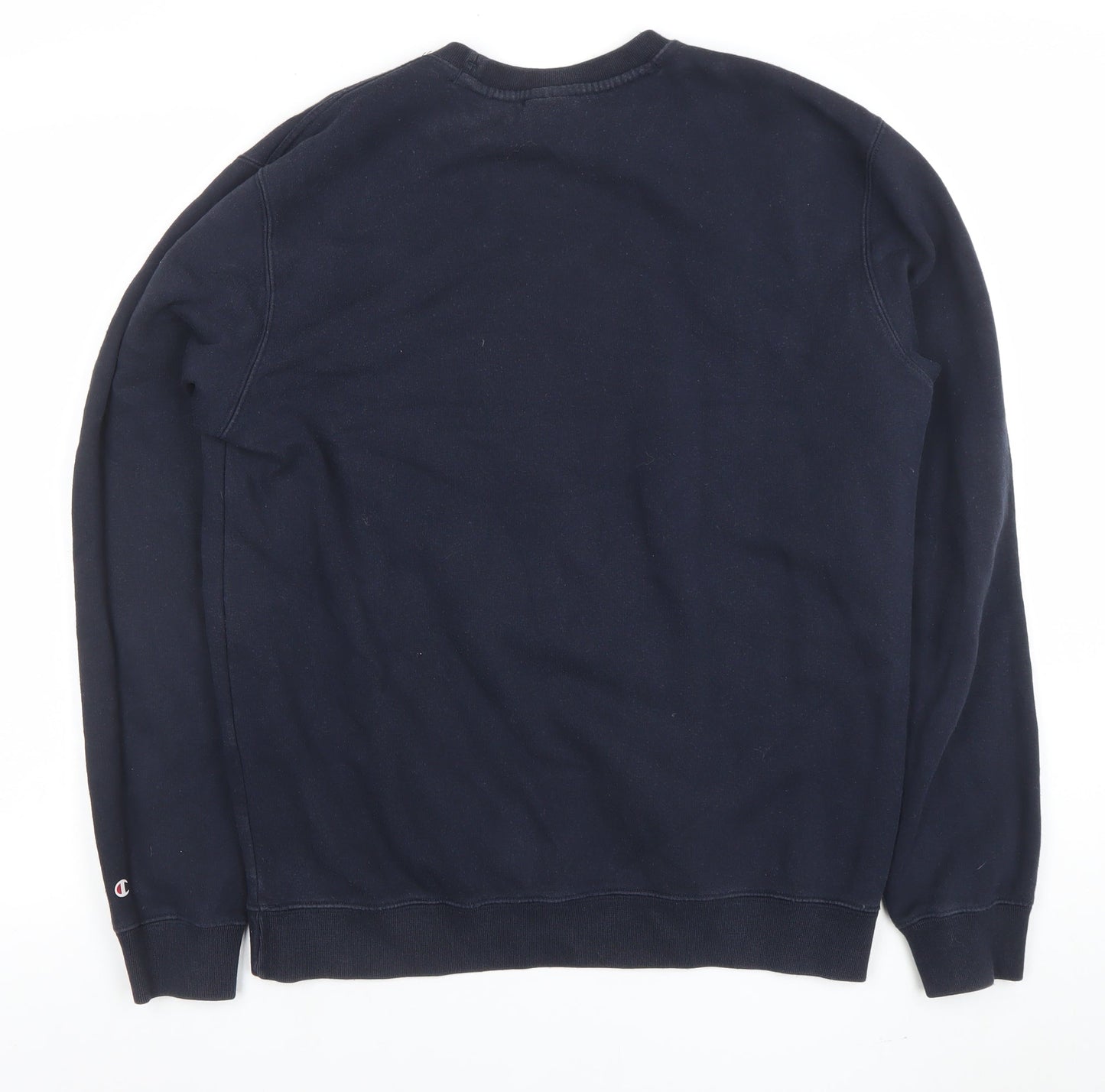 Mens UK Size L Champion Blue Pullover Sweatshirt