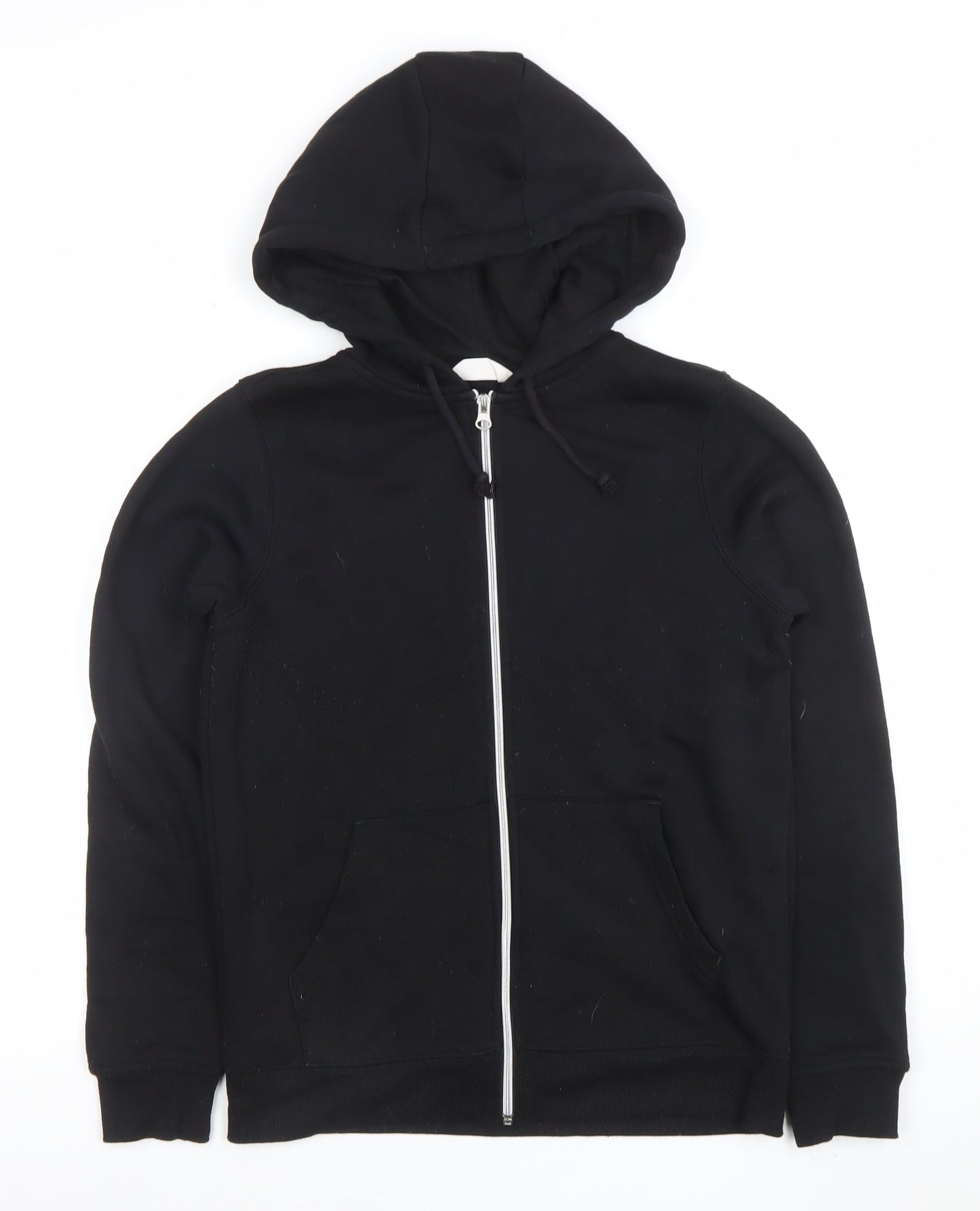 Womens UK Size XS Primark Black Full Zip Hoodie