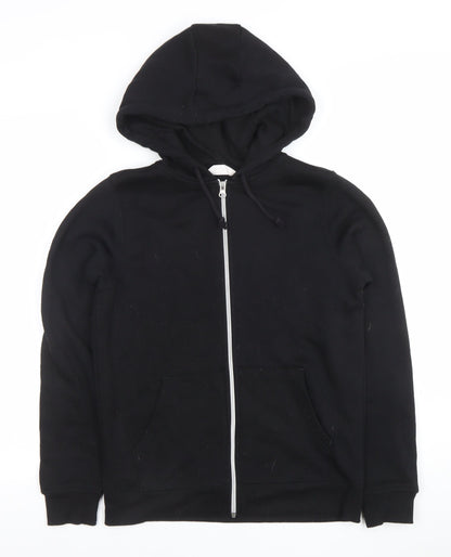 Womens UK Size XS Primark Black Full Zip Hoodie