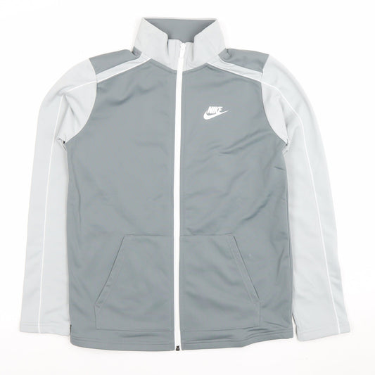 Boys UK Size XL Nike Grey Full Zip Hoodie
