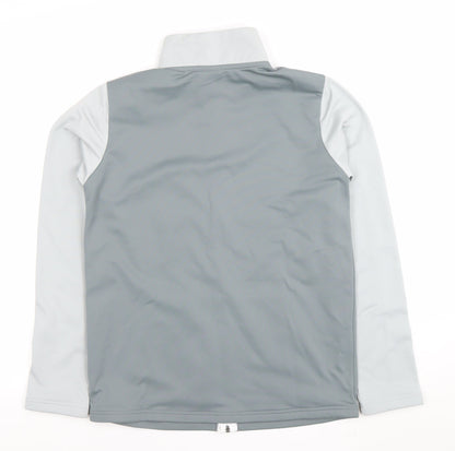 Boys UK Size XL Nike Grey Full Zip Hoodie