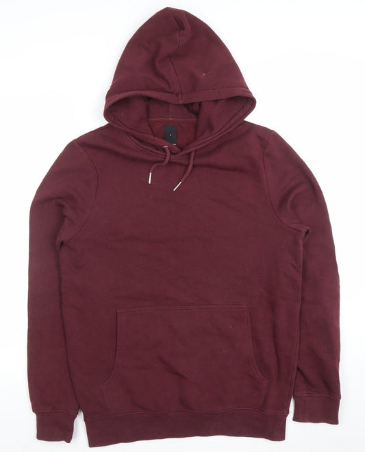 Mens UK Size S New Look Red Pullover Hoodie