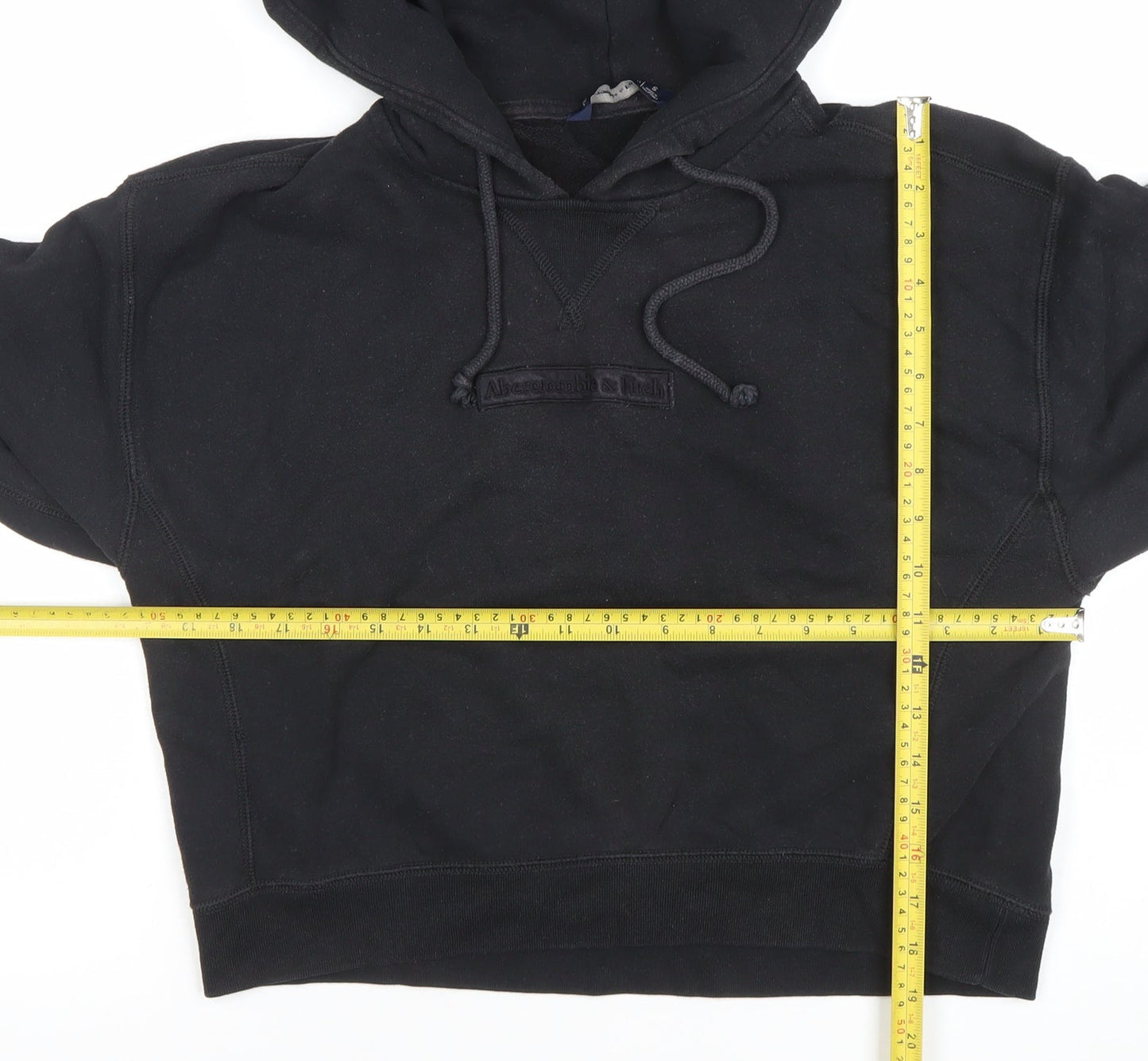 Womens UK Size S Abercrombie & Fitch Black Pullover Hoodie