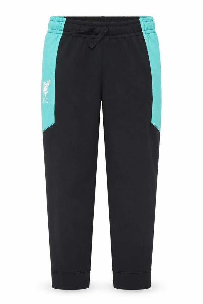 Front view of Nike boys’ black jogger activewear trousers, size 8-9, years football pants