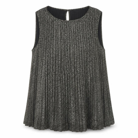 Womens UK Size 10 F&F Black Tunic Blouse