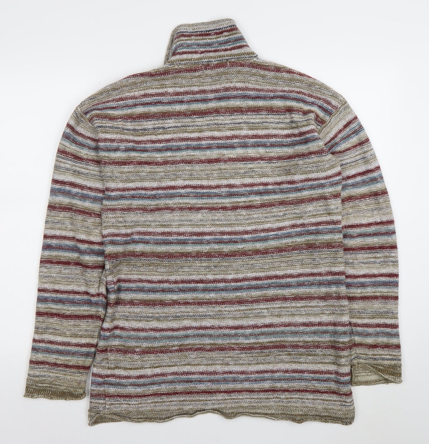Womens UK Size M Meridian Essentials Multicoloured Pullover Jumper