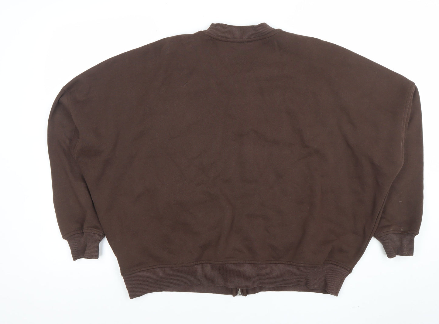 Womens UK Size M Twyford Brown Full Zip Sweatshirt