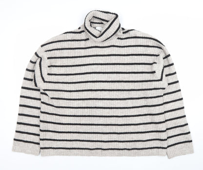 Womens UK Size 16 M&S Collection Beige Pullover Jumper