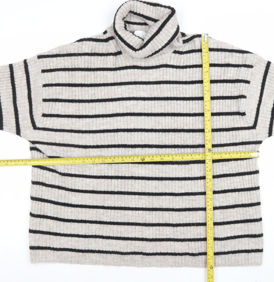 Womens UK Size 16 M&S Collection Beige Pullover Jumper