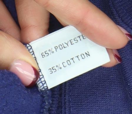 Mens UK Size L Prescott Active Wear Blue Pullover Sweatshirt