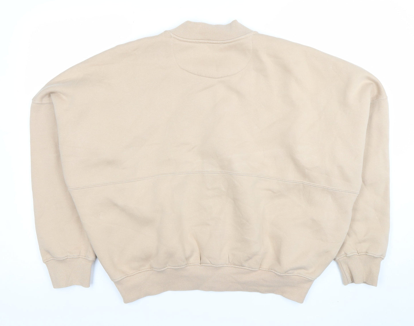 Womens UK Size M/L Danielle Styles Beige Full Zip Sweatshirt